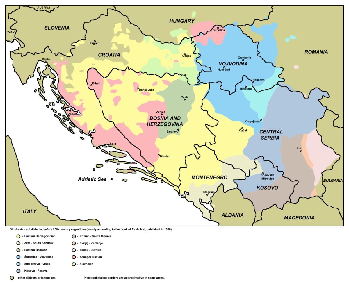 Mapa de hac Bósnia